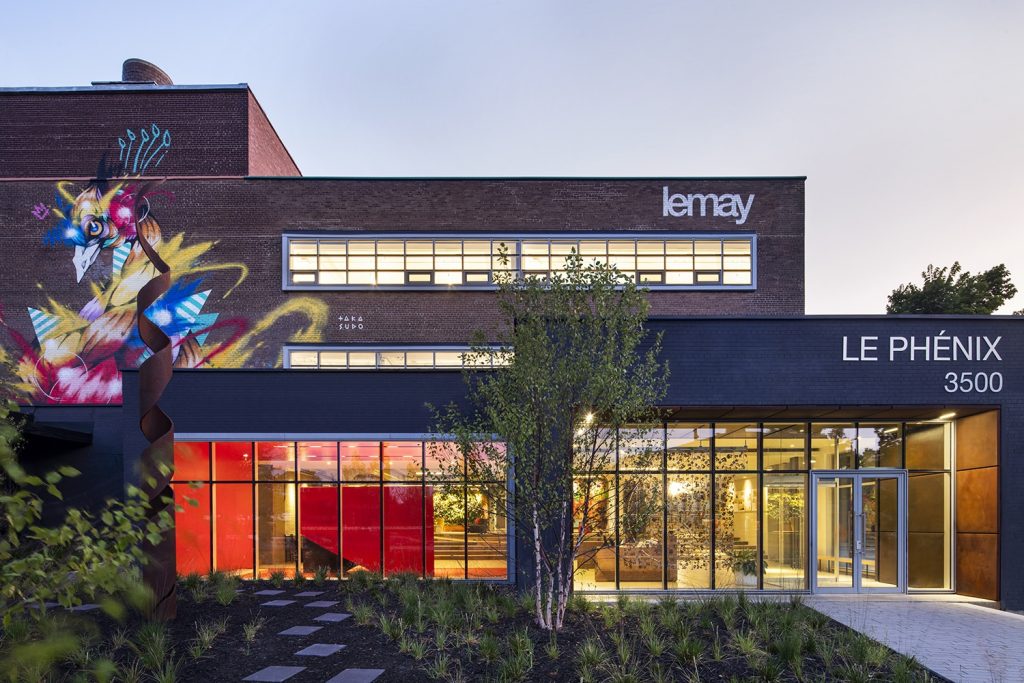 Bâtiment le Phénix de la firme Lemay
